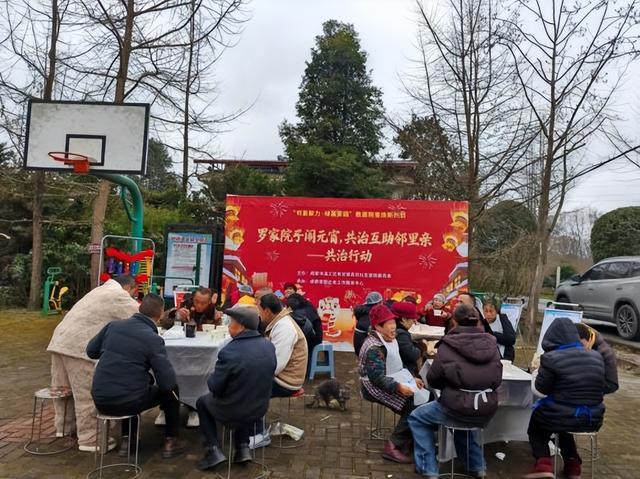 寿安镇百花社区罗家院子闹元宵共治互助邻里亲——共治行动(图4)